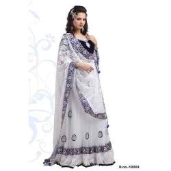 white net lehenga choli