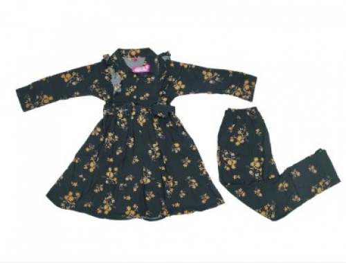 Kids Rayon Kurti Set For Women by Ammi Enterprises