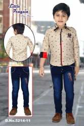 full sleeve shirt and jeans