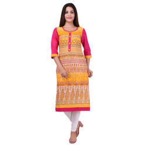 Printed Cotton Kurtis-1