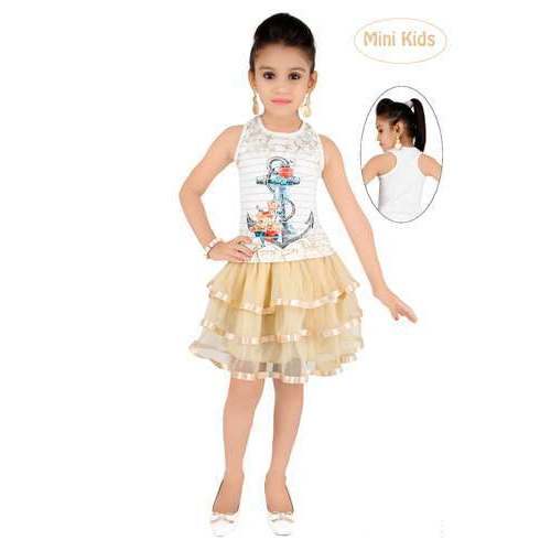 printed top and skirt by Mini Kids