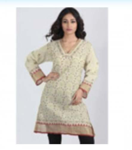 ladies chikan kurti by Himanshu Readymade Kids Manufacturing