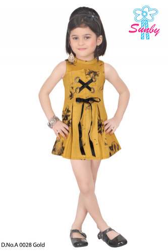 fancy high neck frock
