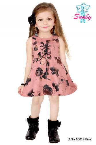 printed party wear frock