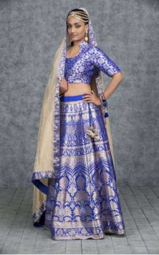 Ladies Stylish Banarasi Lehenga Choli by Vemanya Design Worx Pvt Ltd