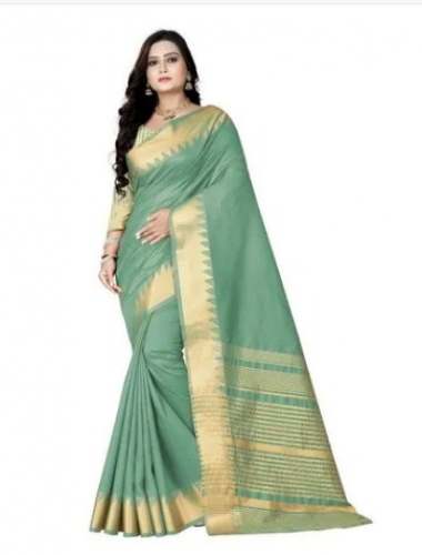 Ladies Cotton Silk Fancy Saree by saurabh designer