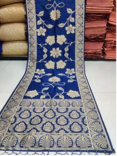 Ladies Designer Banarasi Silk Duppata by saurabh designer