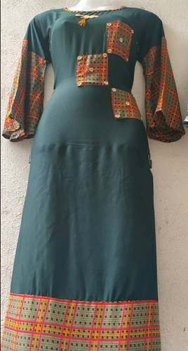 Designer fancy work Kurti  by M Arvind And Co
