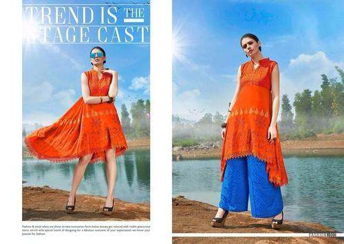 Designer Cotton Rayon Kurtis