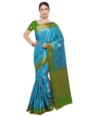 Raw Silk Designer Sarees by Mvee Associates