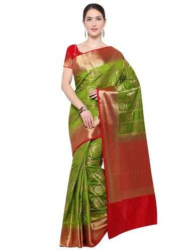 Wedding Wear Raw Silk Sarees by Mvee Associates