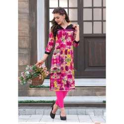 Multi color printed kurti