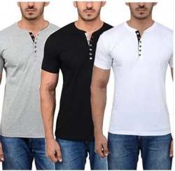 Mens Cotton Plain T Shirt At Wholesaler