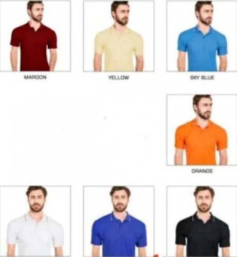 Mens Lycra Collar T Shirt by Suntex Inc