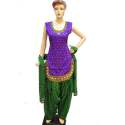 Stylish Sleeveless Readymade Punjabi Suit 