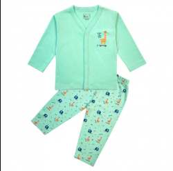 INFANT BOYS BABY FULL SLEEVE JABLA AND PANT