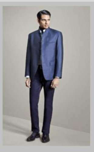 Blue party wear mens Suit by Raymond Ltd