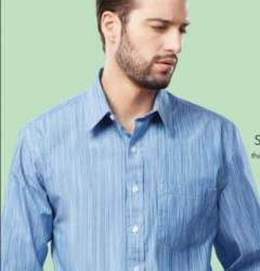 Fancy Sky Blue mens Formal Shirt