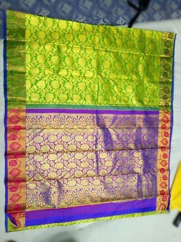 Bridal wear South Indian Silk saree by Bhavya Saress