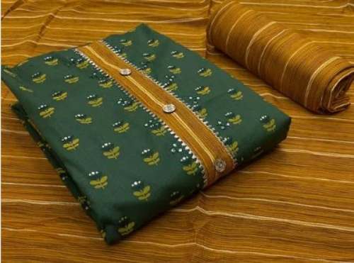 Designer Modern Printed Cotton Suit Material