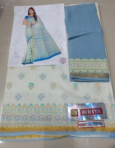 Fancy Mulmul Cotton Print saree