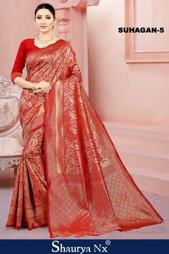 Party wear Banarasi Silk saree