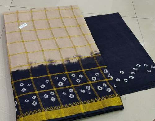 Stunning Cotton Bandhani Saree