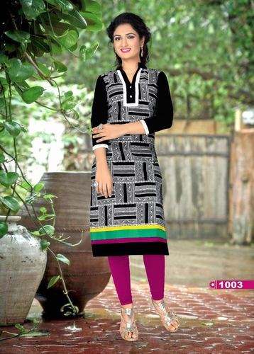 Ladies Exclusive Cotton Printed Kurti by shreyash tradelinks