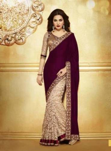 New Half Chiffon Saree For Women by King Sarees