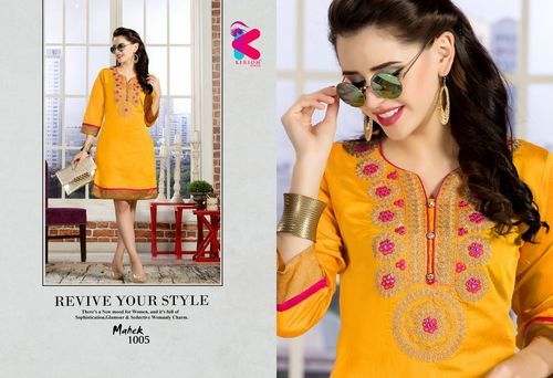 Designer Embroidered Kurti  by Womens Paradise