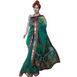 Fancy Chnderi Silk Saree