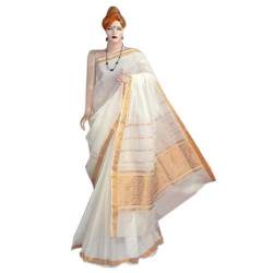 Fancy Kerala Cotton Saree