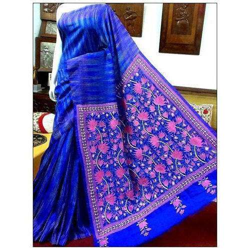 Trending Kantha Silk Saree by Swarupini Store