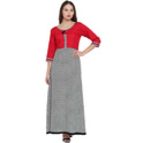  Floor Length Cotton Kurta