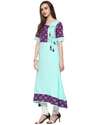 Rayon Designer  Floor Length Umbrella Cut Kurta thumb 1
