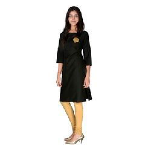 Round Neck Kurti by Harshit Creations