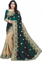 Get Embroidered Silk Saree By Vaidehi Fashion