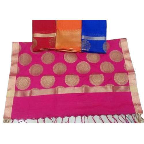 Printed Designer Silk Dupatta