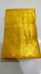 Golden Pure Kanchipuram Silk Saree