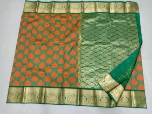 Kanchipuram Korvai Kadambari Saree by Shiva Sakthi Silks