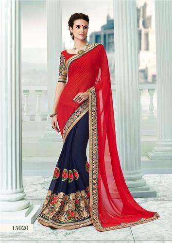 Fabulous Georgette Party Wear Saree by PN Textiles