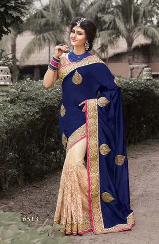 Ladies Latest Designer Party Wear Saree by PN Textiles