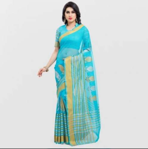 Embroidered Fashion Kota Cotton Saree for ladies  by Sarvagny Clothing