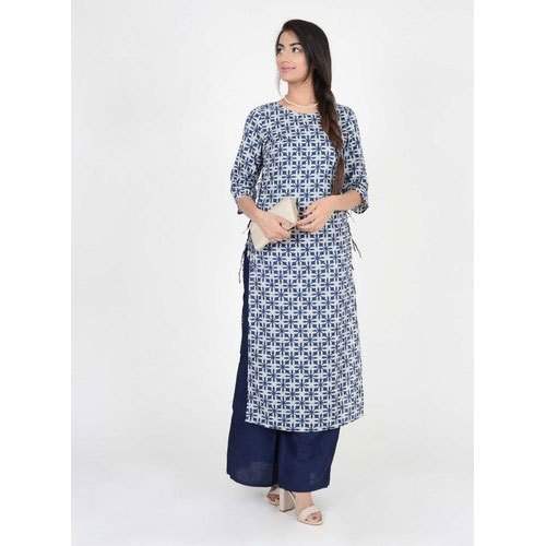Elegant Design Cotton Printed Kurti Set