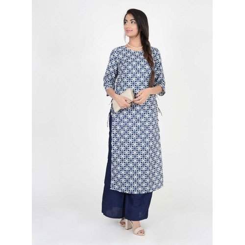 Elegant Design Cotton Printed Kurti Set by L square Collection