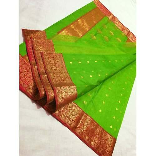 Indian Party wear chanderi silk saree