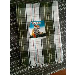 Cotton check bedsheet 