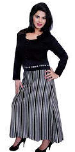 Long Fancy Ladies Woolen Dress