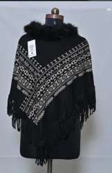 Winter Ladies Wool Poncho 