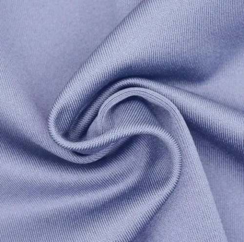 Polyester Blue Single Jersey Fabric  by Madhusudan Fabrics